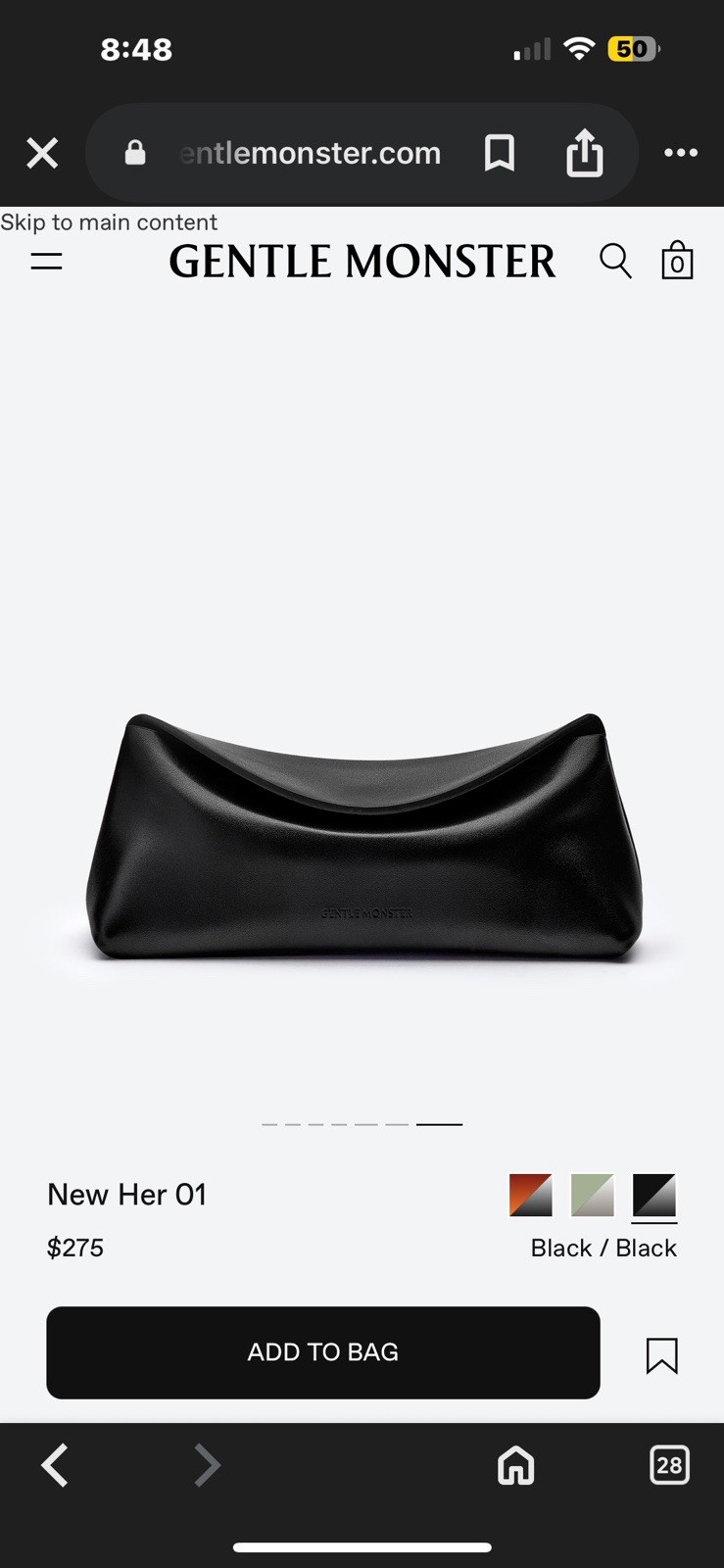 COMPLETE SET GENTLE MONSTER HER 01 Sunglasses