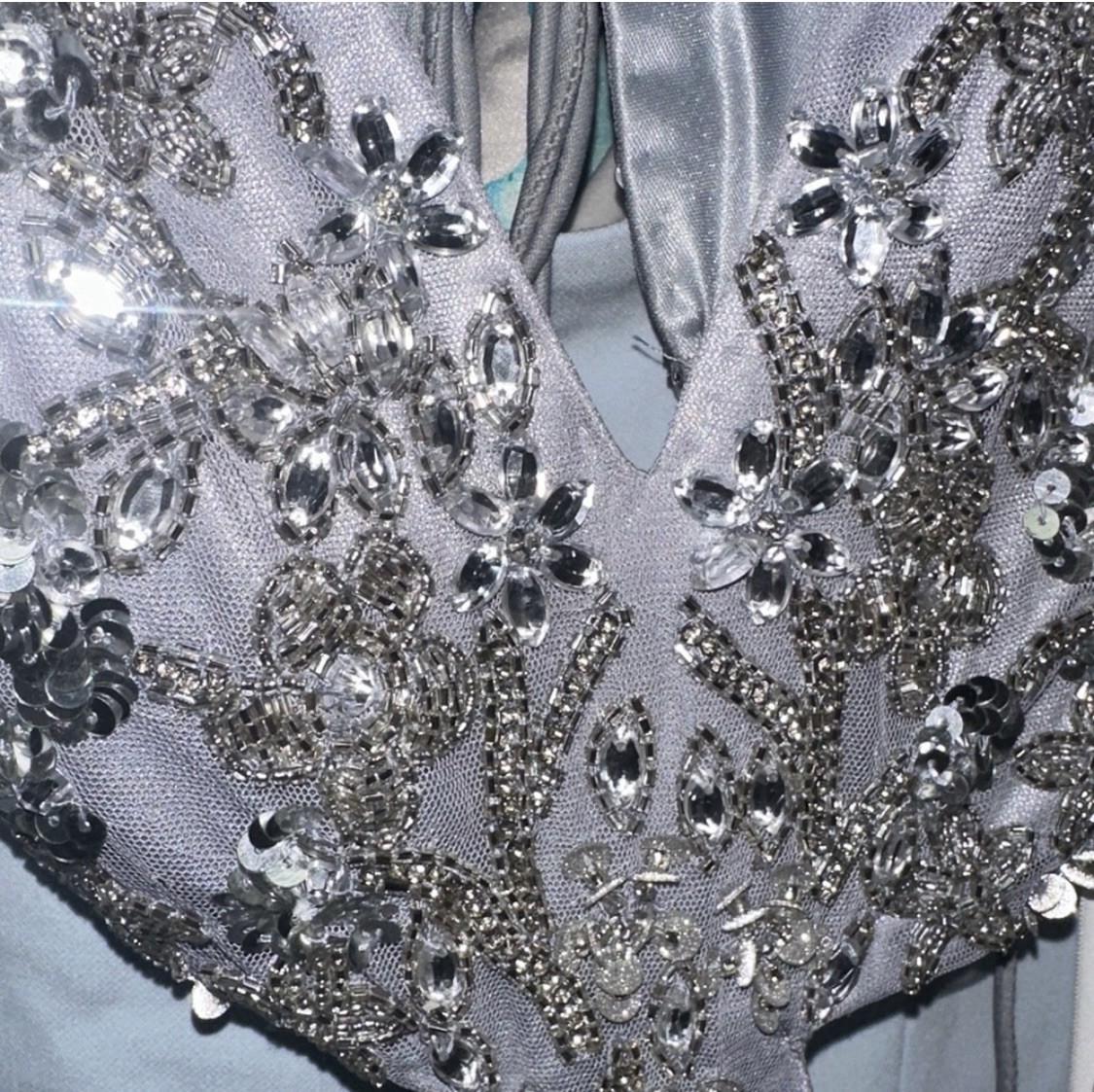 NWT MAC DUGAL EMBELLISH Beaded Gown MSRP 598