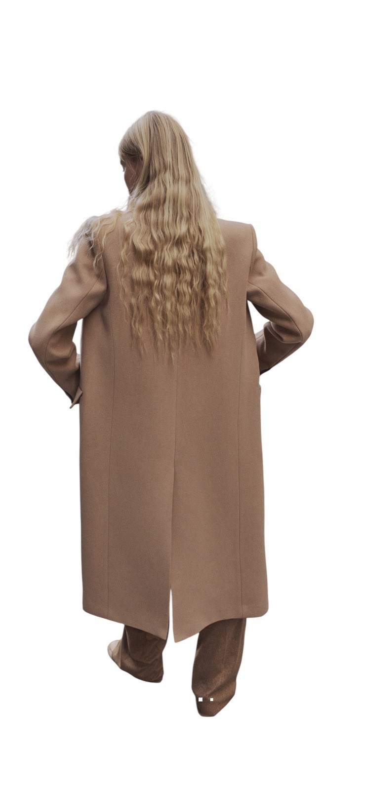 MANGO LONG WOOL WOMEN COAT MSRP $325 Size M