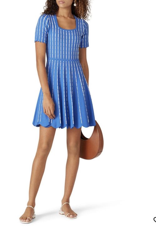 Shoshanna Arcadia Short Sleeve Dress Msrp $398