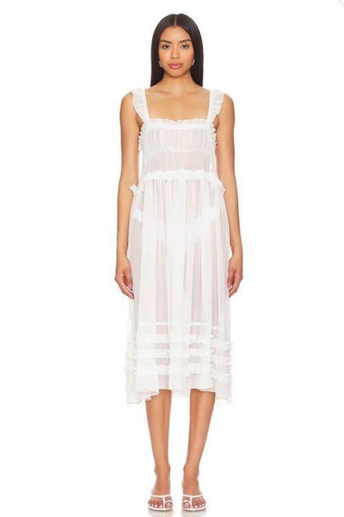 NWT Free People X Intimately Moon Phase In Ivory Size XS