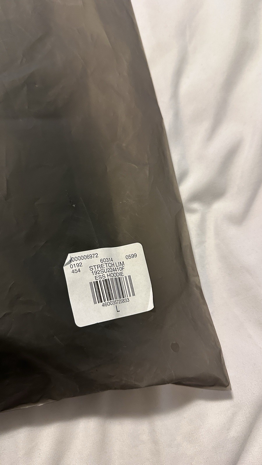 NWT Fear Of God Strech Lim Hoodie Size S