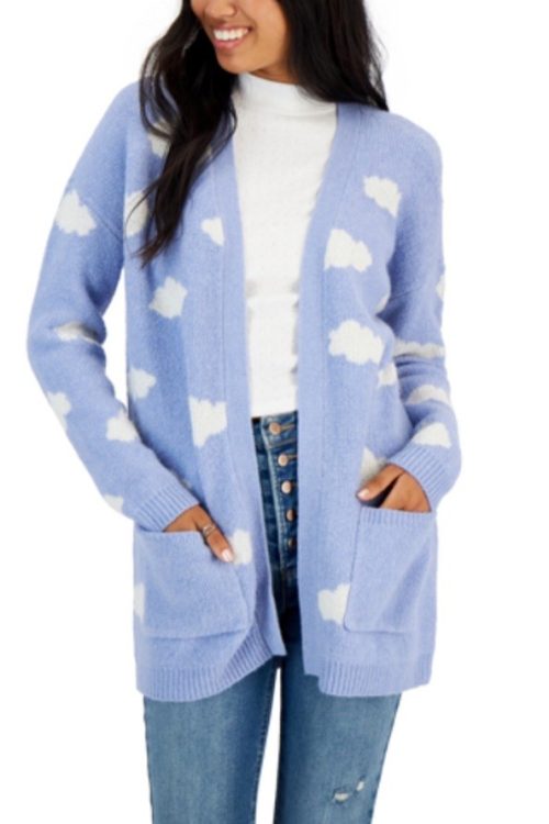 NWT Hippie Rose Two Pocket Cardigan Sweater Size XL