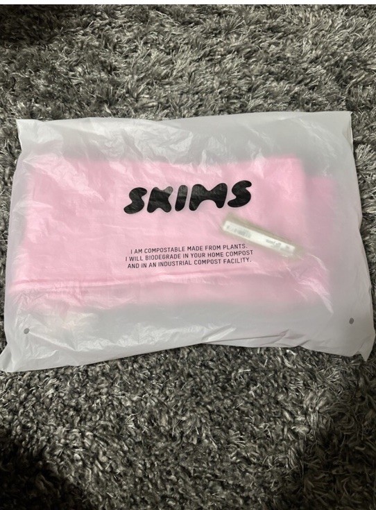 NWT Skims Cotton Rib Leggings Bubblegum Size S-Limited Edition